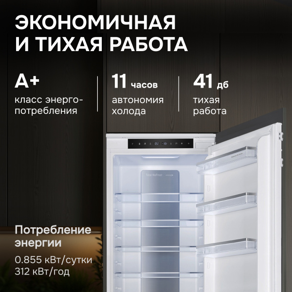 Встраиваемый холодильник Zigmund & Shtain BR 19 X