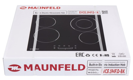 Стеклокерамическая варочная панель Maunfeld EVCE.594F.D-BK