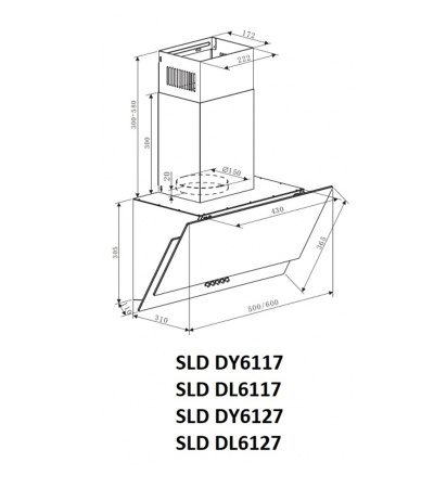 Вытяжка Schaub Lorenz SLD DY6117