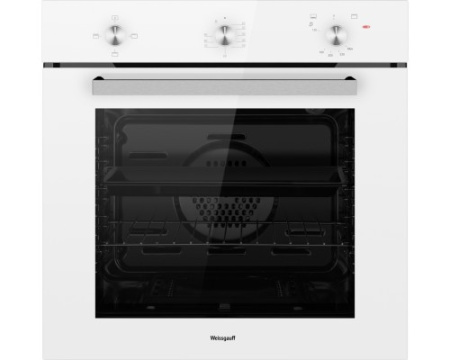 Газовый духовой шкаф Weissgauff WGO 702 White Glass
