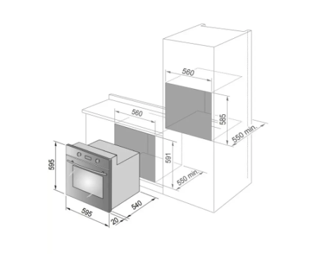 Электрический духовой шкаф Delonghi SLM 9 RUS