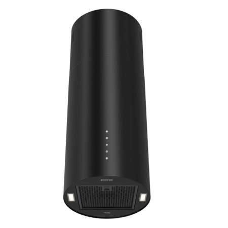 Цилиндрическая островная вытяжка MEFERI TUBE35BK ISLA ULTRA