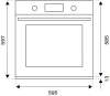 Духовой шкаф Bertazzoni F6011MODPTN/23