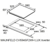 Индукционная варочная панель Maunfeld CVI594SF2MDGR LUX Inverter