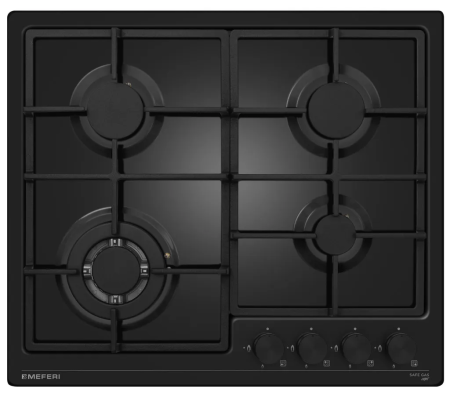 Газовая варочная панель MEFERI MGH604BK LIGHT