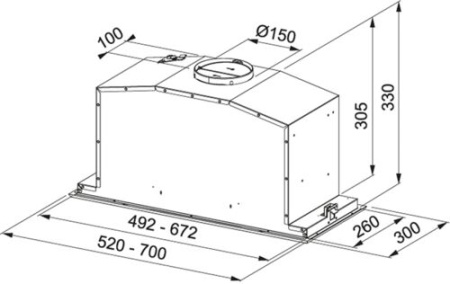 Вытяжка Franke FBI 747 XS NP 305.0590.106