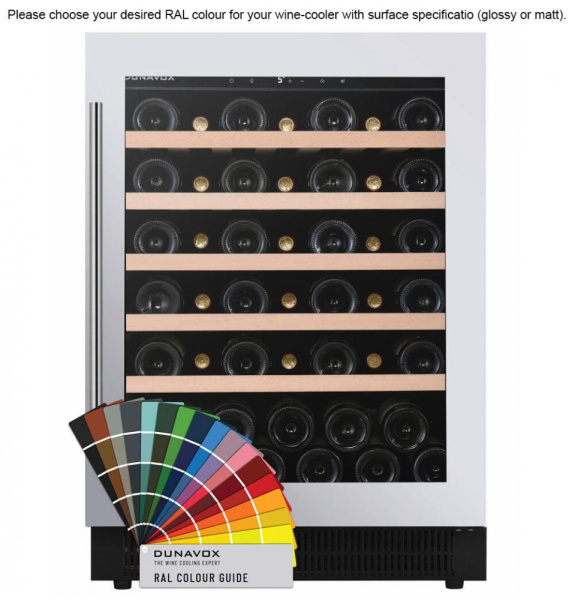 Винный шкаф встраиваемый Dunavox DAUF-46.138C