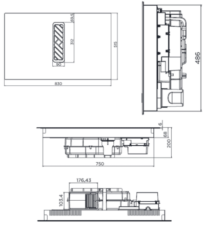 Индукционная варочная панель MAUNFELD MIHC834SF2BK