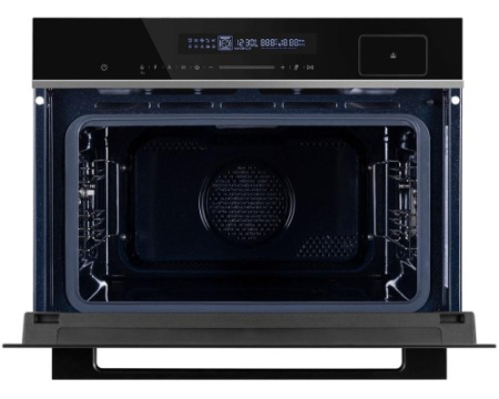 Компактный духовой шкаф с паром Maunfeld MCMO5016STGB