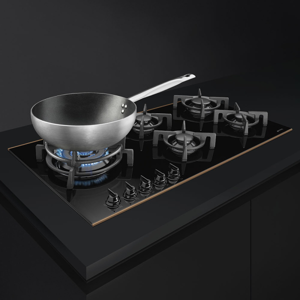 Газовая варочная панель Smeg PV695LCNR