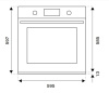 Духовой шкаф Bertazzoni F6011MODPLZ