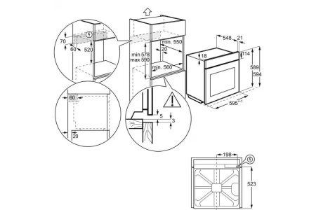 Духовой шкаф Electrolux EOD5F71X