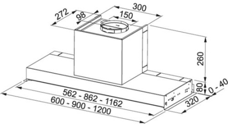 Вытяжка Franke Style Lux LED FSTP NG 905 X
