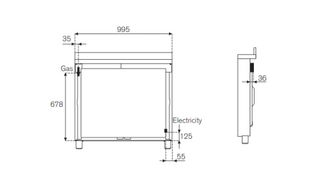 Варочный центр Bertazzoni HER1006MFETNET