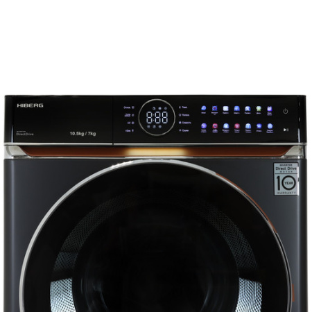 Стиральная машина c сушкой Hiberg i-DDQ10 - 10714 B