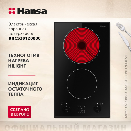 Электрическая панель Hansa BHCS38120030
