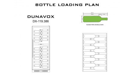 Винный шкаф Dunavox DX-119.386DSS