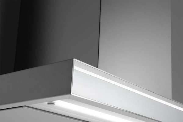 Вытяжка Falmec Silence LUMINA NRS 90 inox vetro acciaio (800)