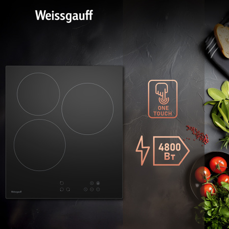 Стеклокерамическая варочная панель Weissgauff HV 430 BA