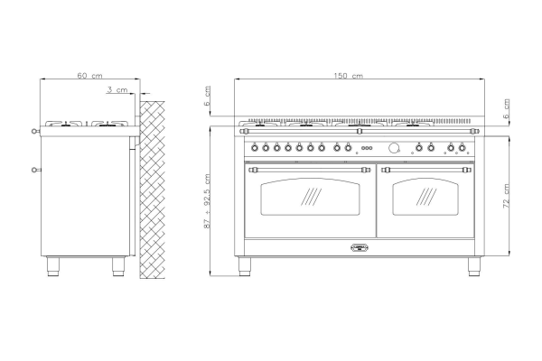 Варочный центр Lofra RBID156MFT+MFT/AEOV
