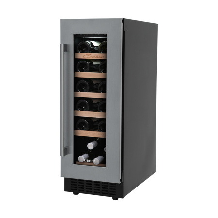 Винный шкаф встраиваемый Libhof Connoisseur CX-19 Silver