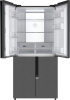 Холодильник Weissgauff WCD 450 Bru Steel Glass NoFrost Inverter
