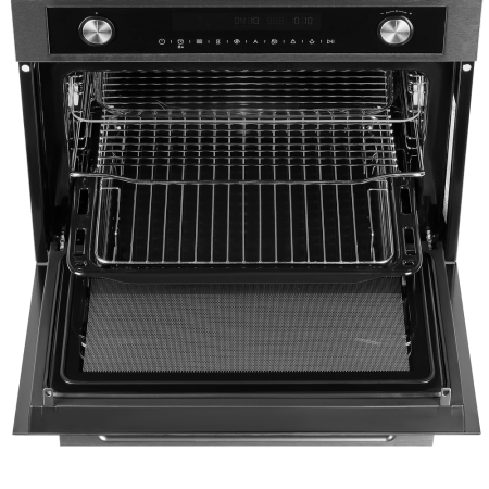 Компактный духовой шкаф с функцией СВЧ MAUNFELD MCMO5015MFS