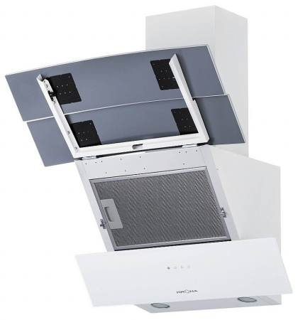 Наклонная вытяжка KRONA INGA 600 white sensor