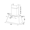 Вытяжка настенная Bertazzoni KR110HER1NEDC