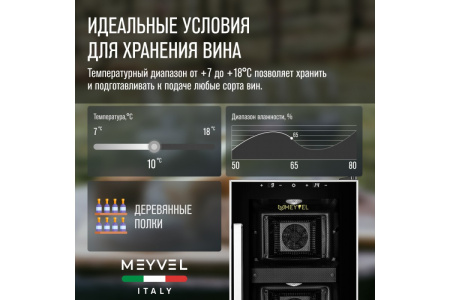 Винный шкаф Meyvel MV12-BF2 (easy)