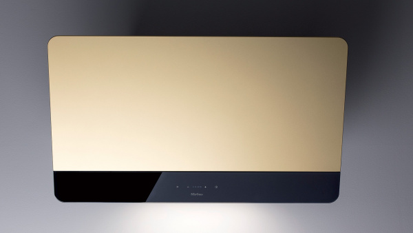 Настенная вытяжка Sirius SLTC 93 SKINNY gold 80