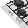Варочная панель газовая  MEFERI MGH604WH GLASS ULTRA