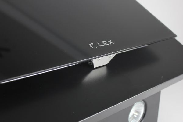 Наклонная кухонная вытяжка LEX Mini 600 Black