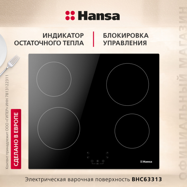 Электрическая панель Hansa BHC63313