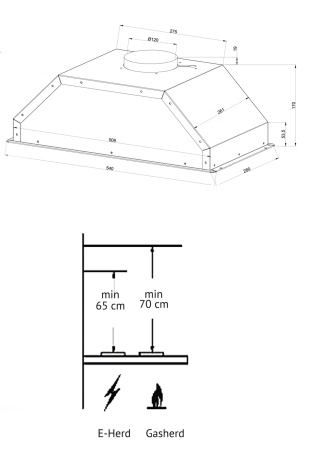 Вытяжка Kuppersberg INTOUCH 60 B