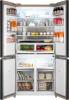Холодильник Weissgauff WCD 510 Built-in Inverter NoFrost Сhampagne Glass
