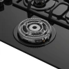 Газовая варочная панель MEFERI MGH604BK GLASS ULTRA