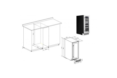 Винный шкаф Temptech STX30DS