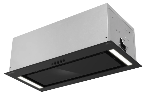 Полновстраиваемая вытяжка Meferi INBOX60BK GLASS POWER
