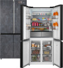Холодильник Weissgauff WCD 590 NoFrost Inverter Premium EcoFresh Rock Glass