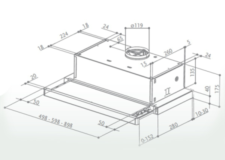 Вытяжка Faber FLOX IX A50
