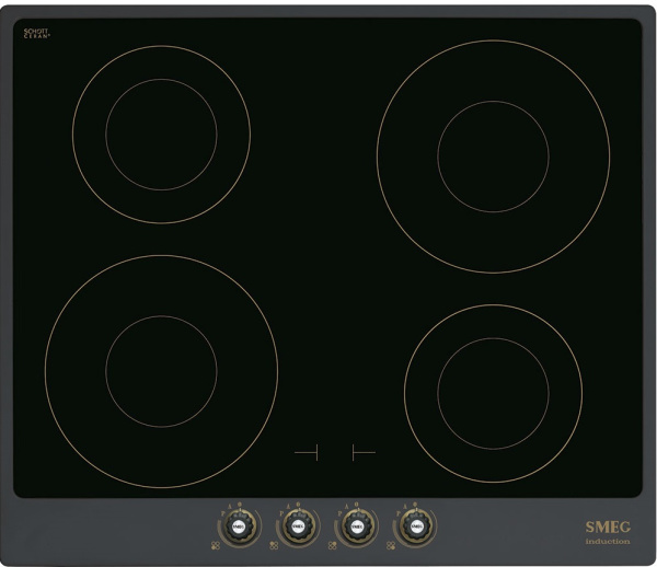 Индукционная варочная панель Smeg SI764AOM