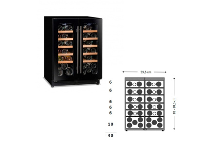 Винный шкаф Climadiff CBU40D1B