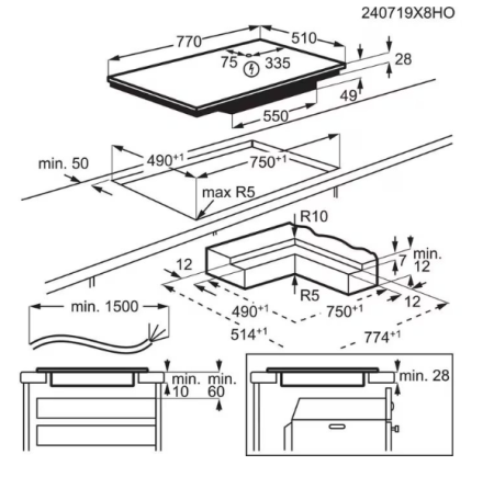 Варочная панель Electrolux KIV84550I