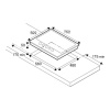 Газовая варочная панель Bertazzoni P755CMODNE