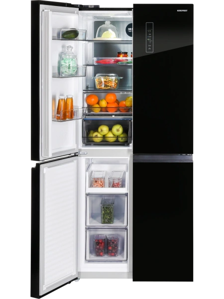 Холодильник NORDFROST RFQ 450 NFGB inverter