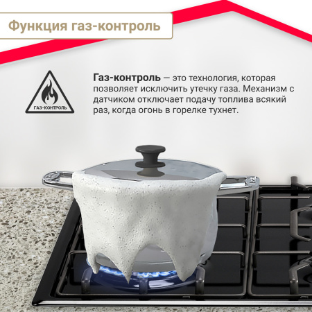 Газовая варочная панель Simfer H60Q40B570