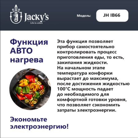 Индукционная варочная поверхность Jacky's JH IB66