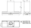 Вытяжка Falmec VIRGOLA (Touch)NRS 60