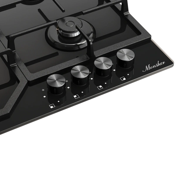 Газовая варочная панель Monsher MGG 63 Noir